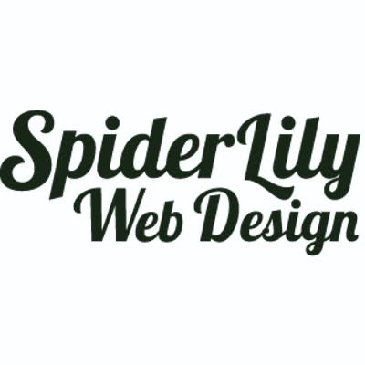 SPIDER LILY WEB DESIGN LOGO BAINBRIDGE ISLAND