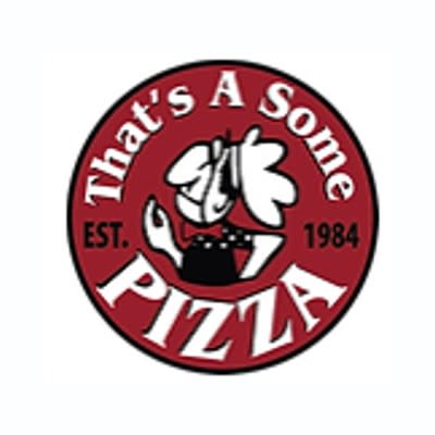THATS A SOME PIZZA LOGO BAINBRIDGE ISLAND