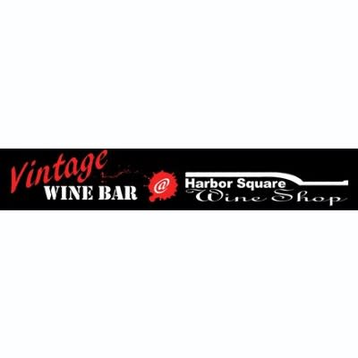 VINTAGE WINE BAR AT HARBOR SQUARE WINE SHOP LOGO BAINBRIDGE ISLAND