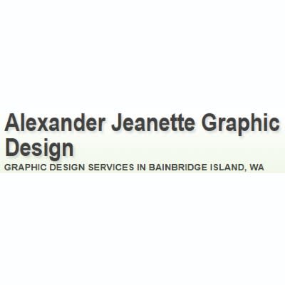 JEANETTE ALEXANDER GRAPHIC DESIGN LOGO BAINBRIDGE ISLAND