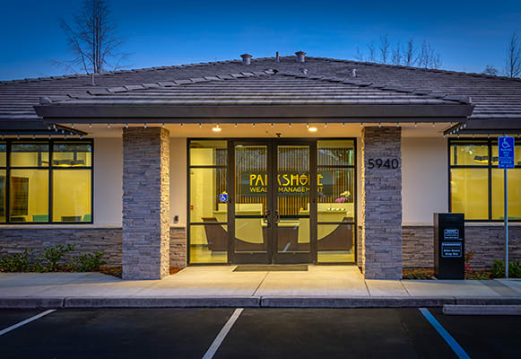 Front Entrance of Parkshore Wealth Management