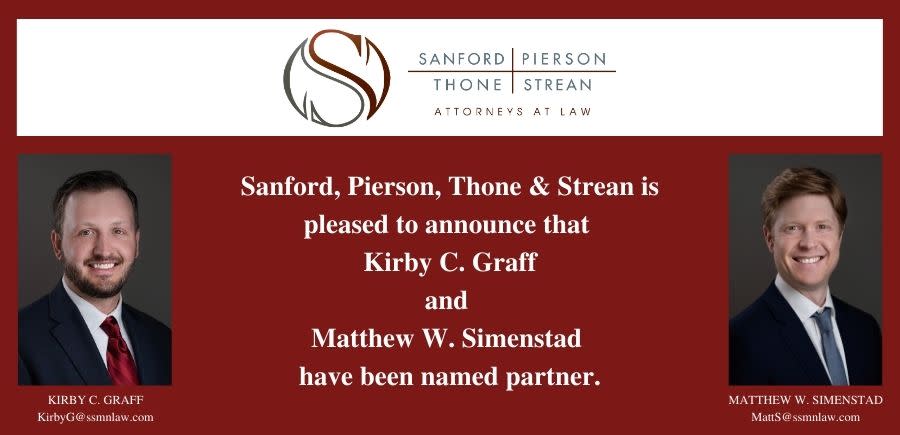 Attorneys Kirby Graff and Matt Simenstad Name Partners