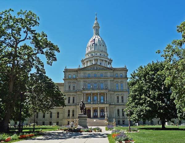 Michigan Capitol Building in Lansing