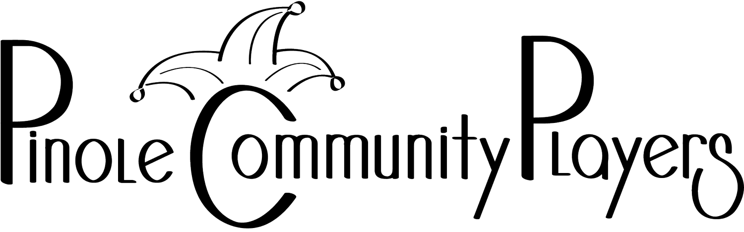 Company logo. Black and white image