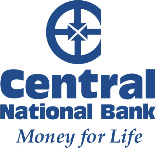 Central National Bank Logo with "Money for Life" Slogan