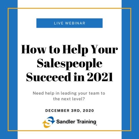 How to Help Your Salespeople Succeed in 2021