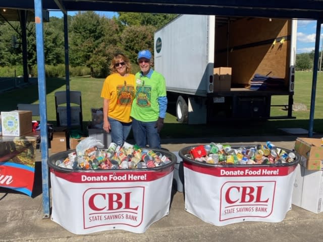 Donated Food bins