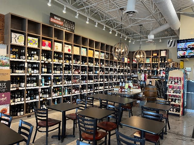 V&O wine wall