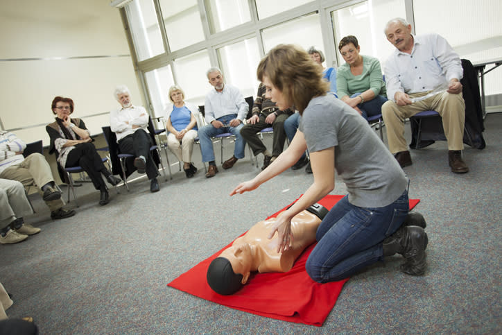Group CPR and First-aid Classes