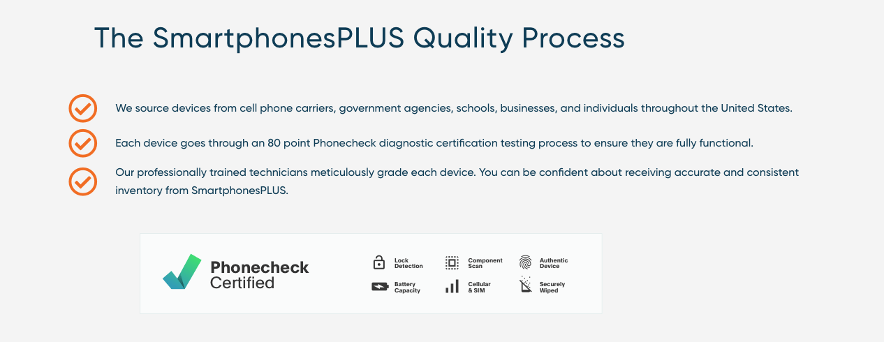 Cell Phone Quality Process