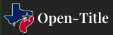 Logo of Open Title Texas, a title company providing real estate closing, escrow, and title insurance services in Texas.