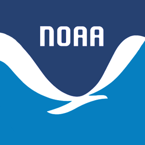 Logo of the NOAA.