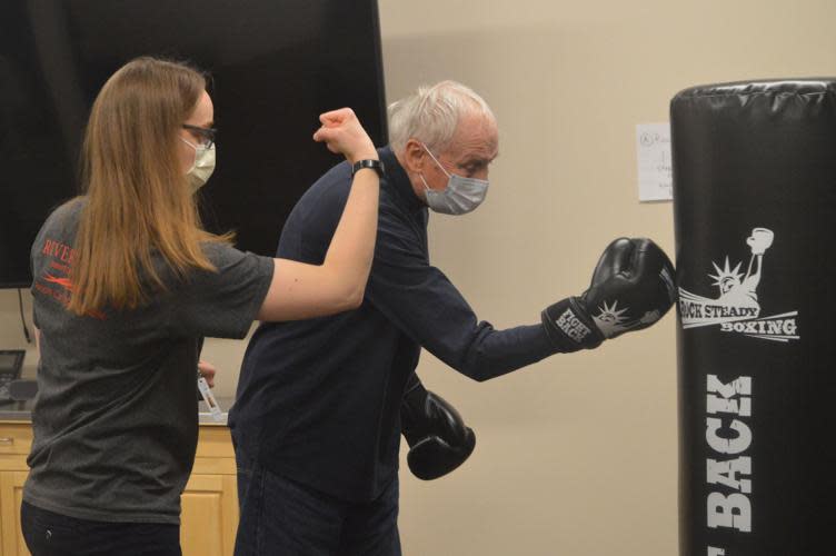 RSB River Edge Boxer fighting back.