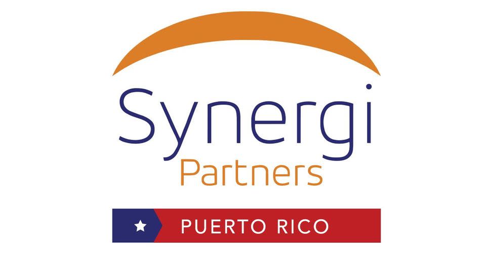 Logo of Synergi Partners.
