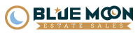 Blue Moon team in Katy,TX organizing & managing a professional estate sale with furniture, collectibles, & household items.