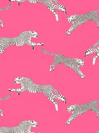 Leaping Cheetah Upholstery Fabric