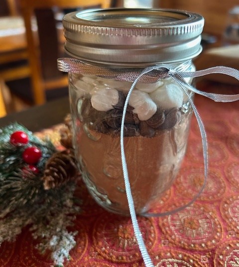 Mason Jar of Cocoa