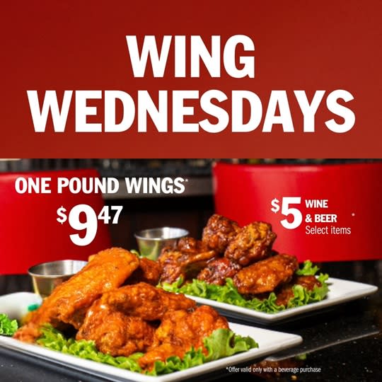 Wednesday Wing Special in Georgetown 9.47 pound of delicious wings