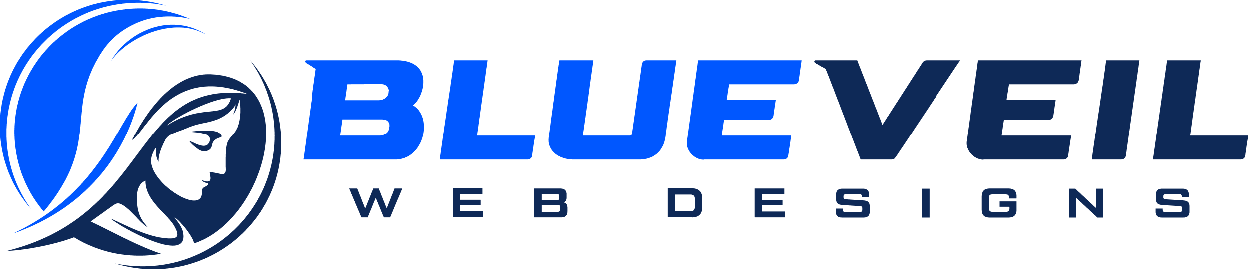 blue veil web designs logo