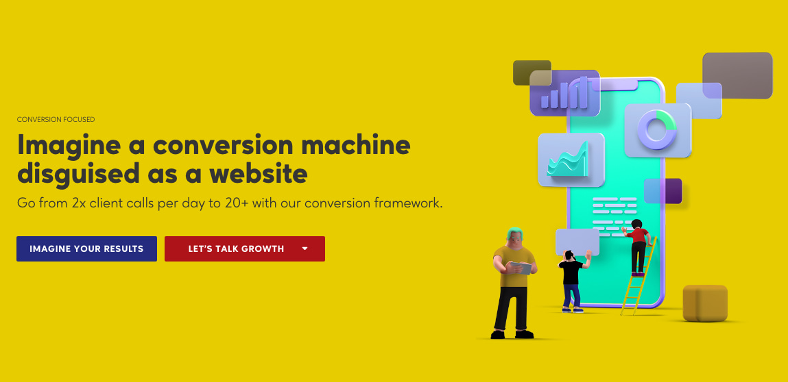 Clickex high performance business website offering