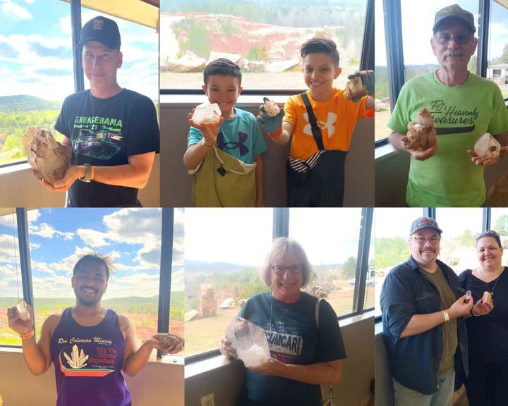 Crystals Found At Ron Coleman Mining