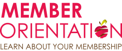 Member orientation logo
