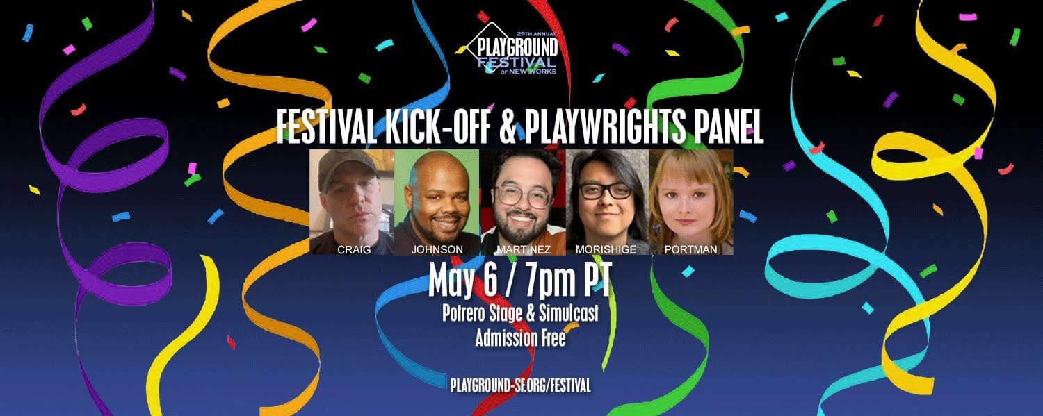PlayGround Festival: Festival Kick-Off & Playwrights Panel Banner