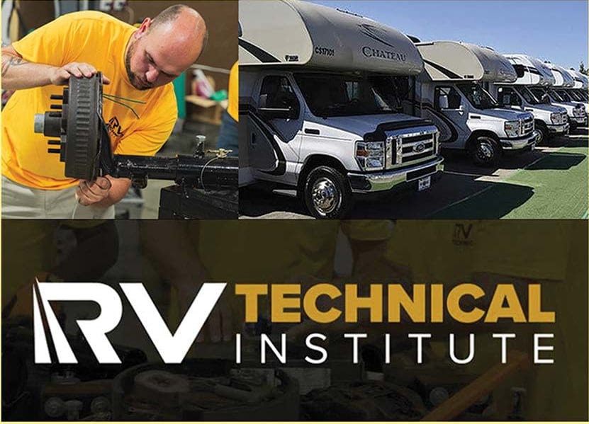 RVTI logo and student training