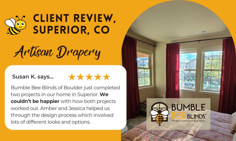 Bumble Bee Blind of Boulder Artisan Drapery
