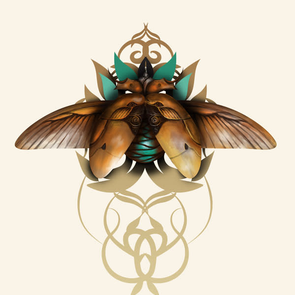 Digital Art - Steampunk Beetle
