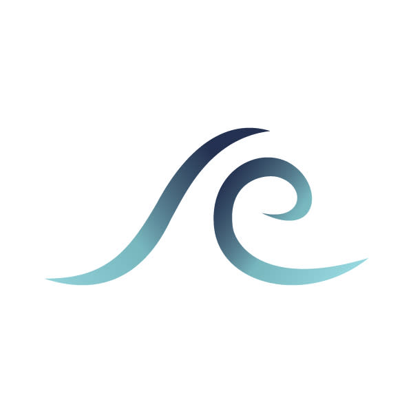 Salerno Consulting Business Logo Blue and Green waves