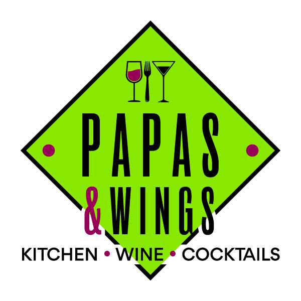 Papas & Wings logo (Kitchen.Wine.Cocktails)