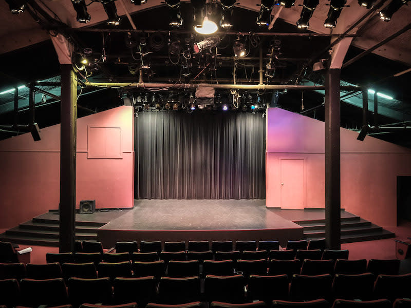 proscenium stage at BATS Bayfront theatre