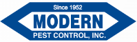 Modern Pest Control technician inspecting a home exterior for pest prevention in the Greater Houston area.