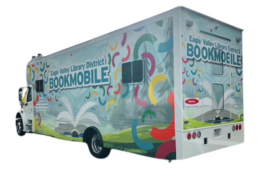 Photo of Eagle Valley Library District's bookmobile.
