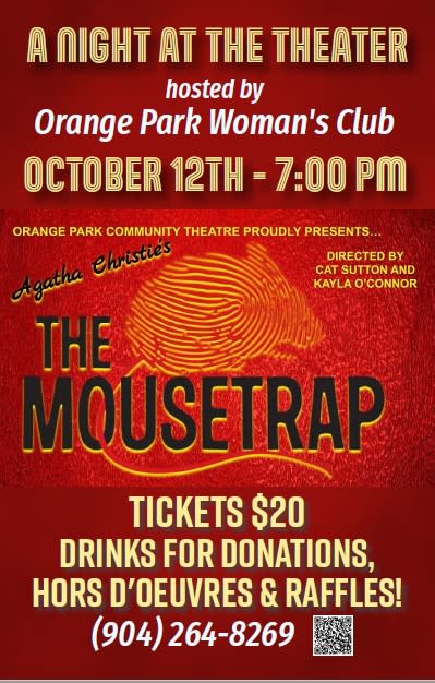 OP Woman's Club Theatre Night Flyer