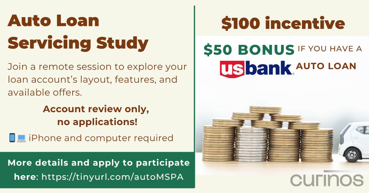 Auto Loan Study - $100-$150