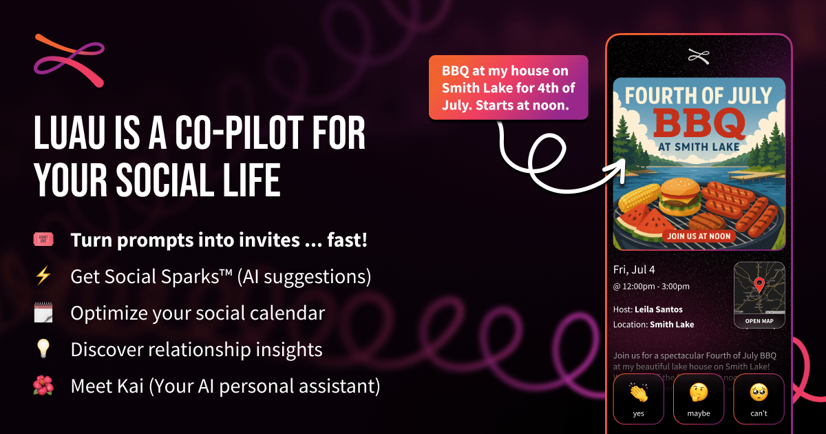 Luau list of features.