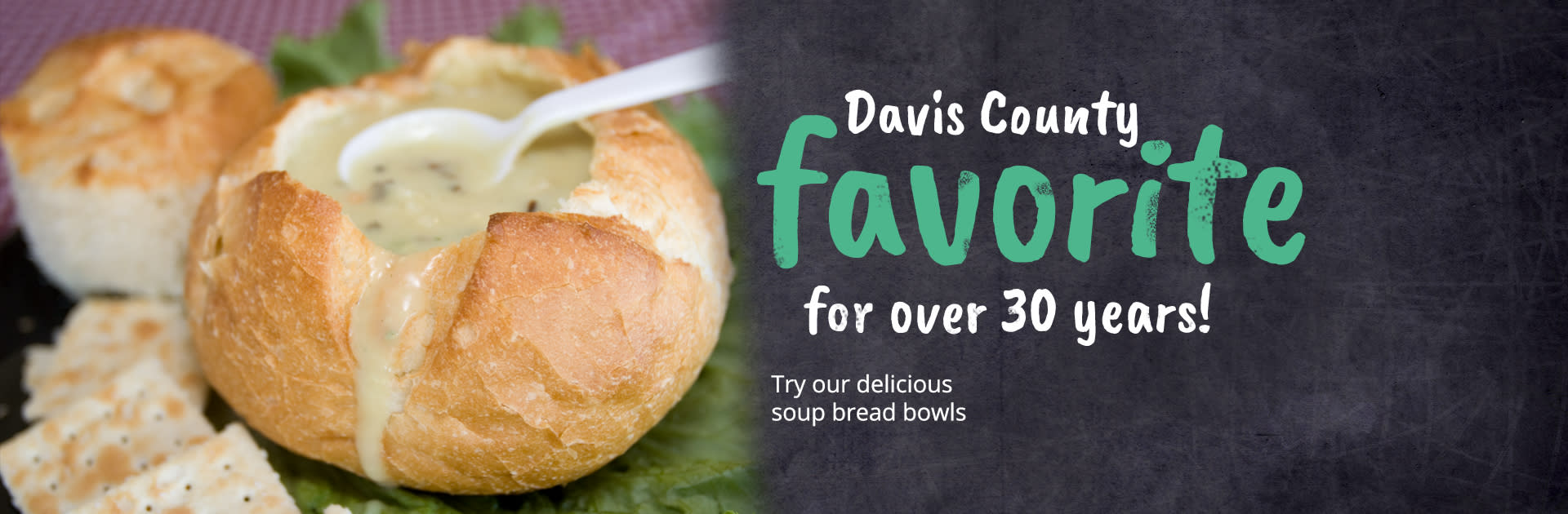 Davis County Favorite Soup Bread Bowls