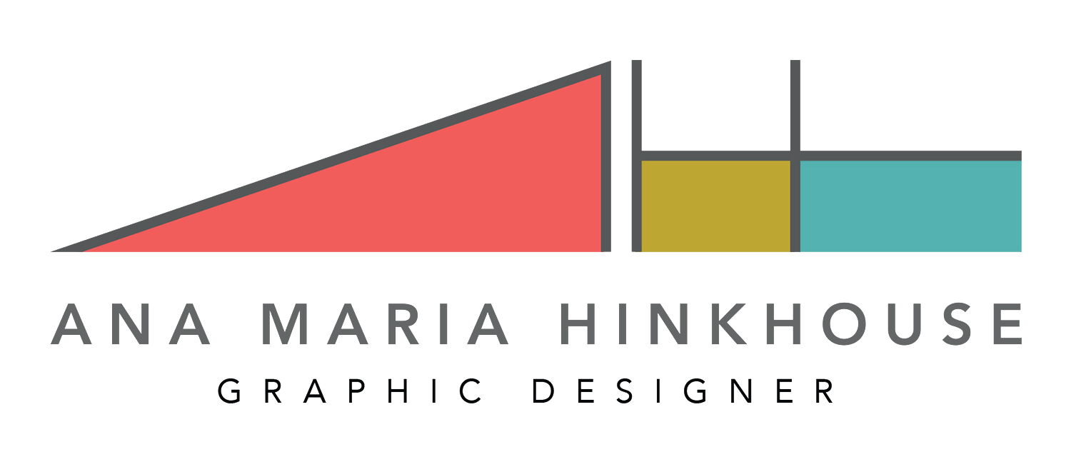 ANA MARIA HINKHOUSE GRAPHIC DESIGNER  LOGO