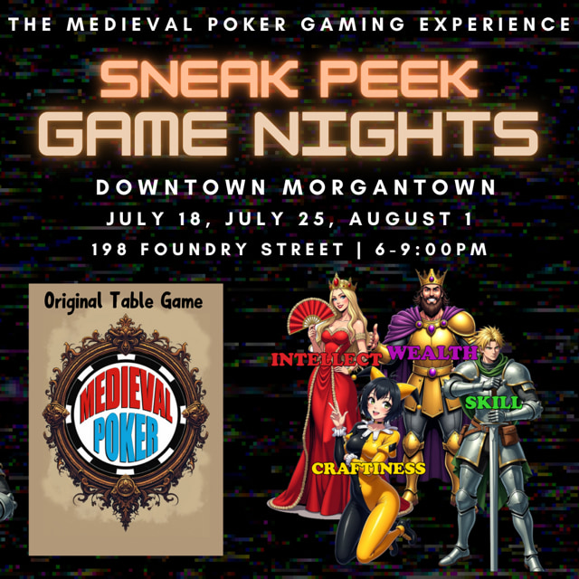 Free Medieval Poker Game for MAP Members
