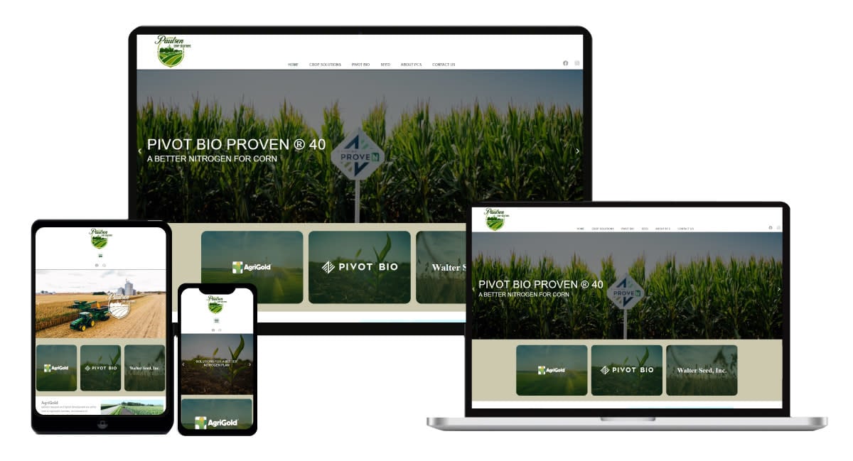 Logo & Web Design - Paulsen Crop Solutions