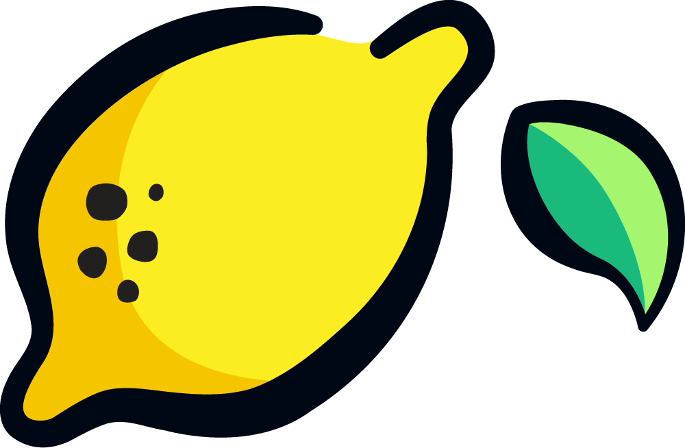 Yellow Lime Creative Lemon Logo