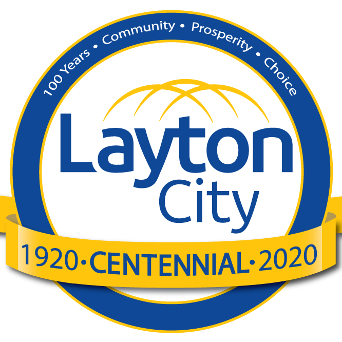 This is the logo for Layton City Utah