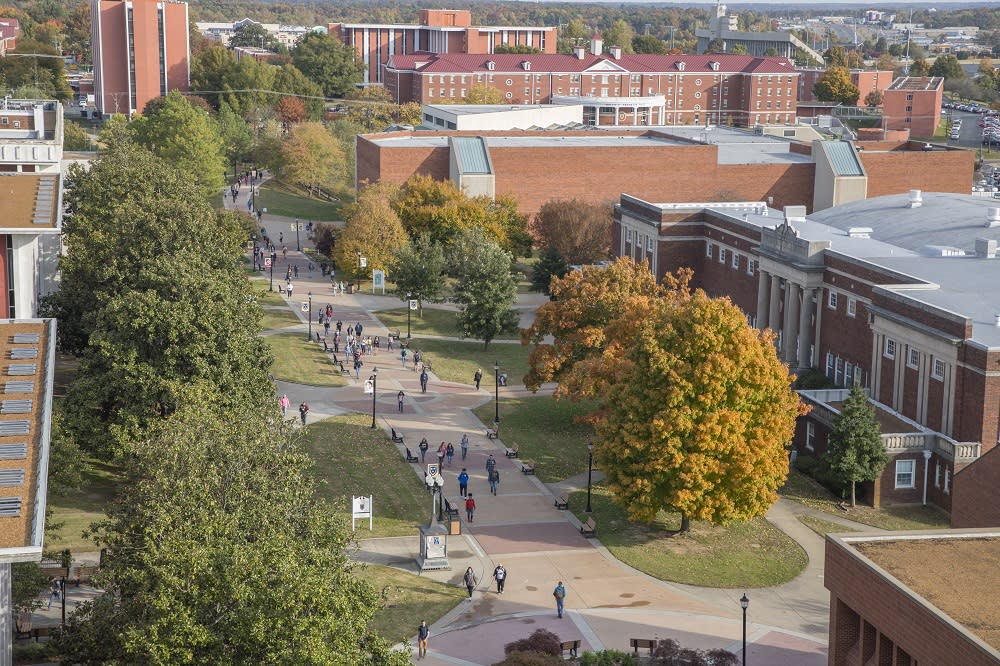 overhead campus photo