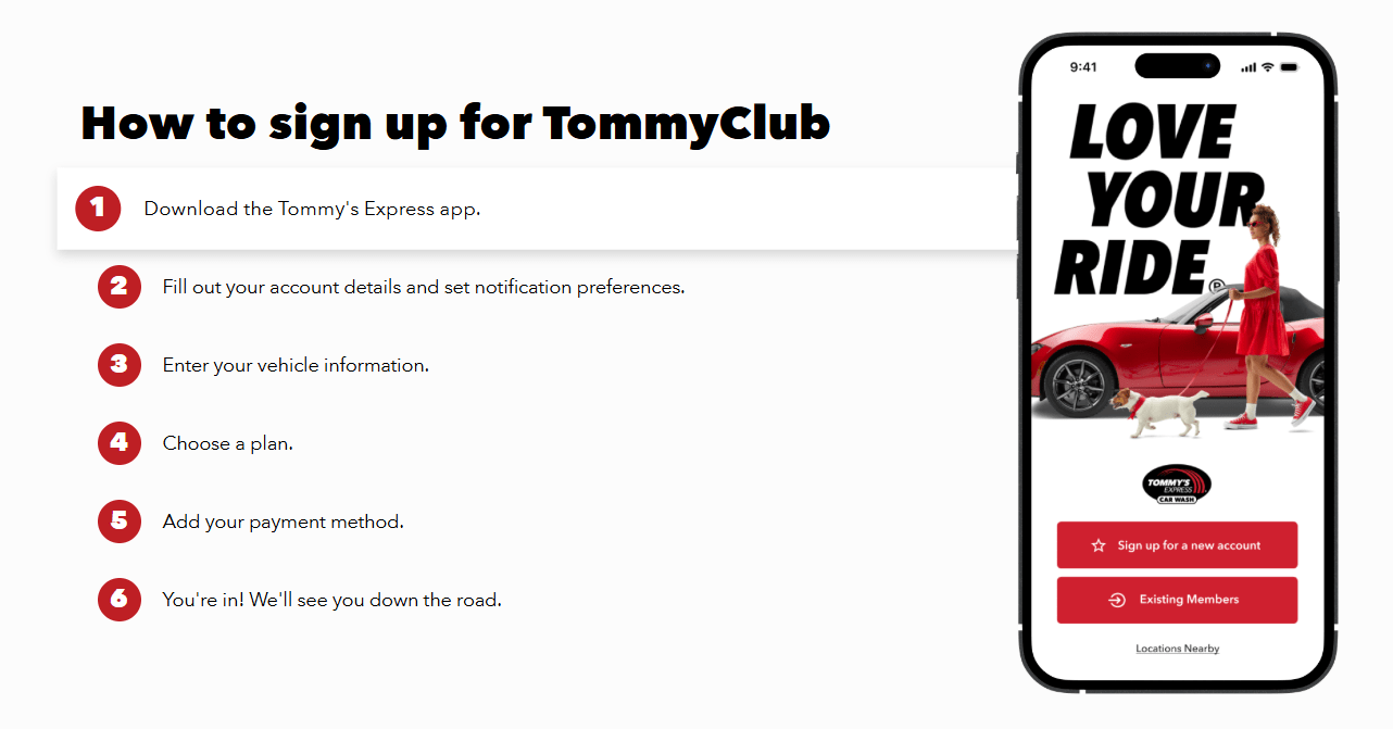 TommyClub Instructions