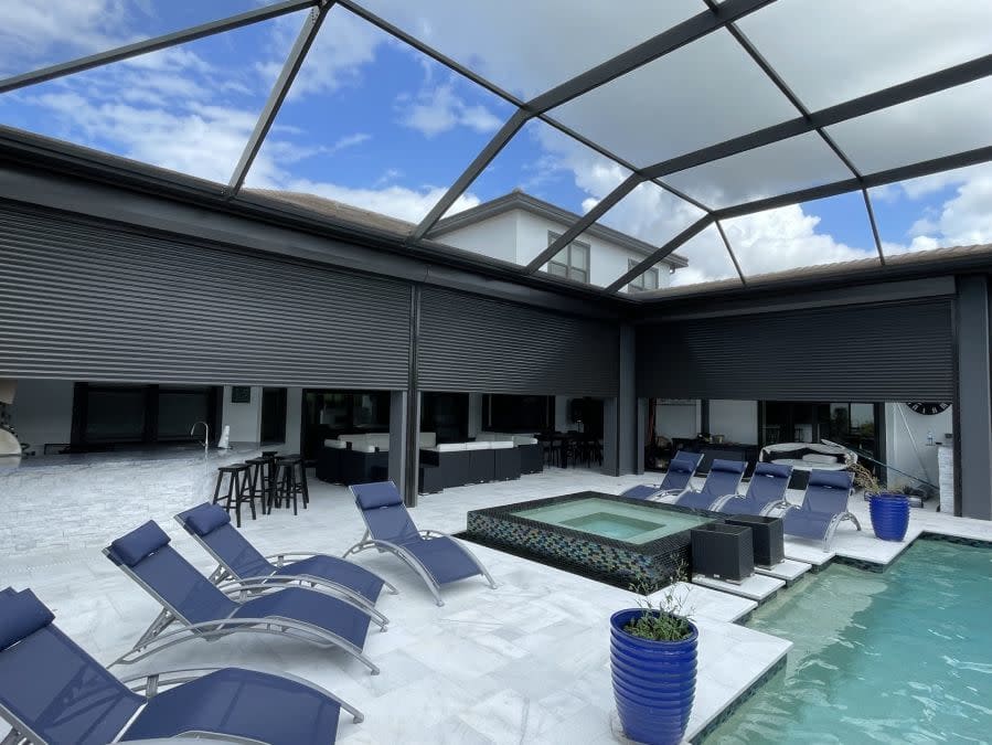 Lanai shutters Naples, FL