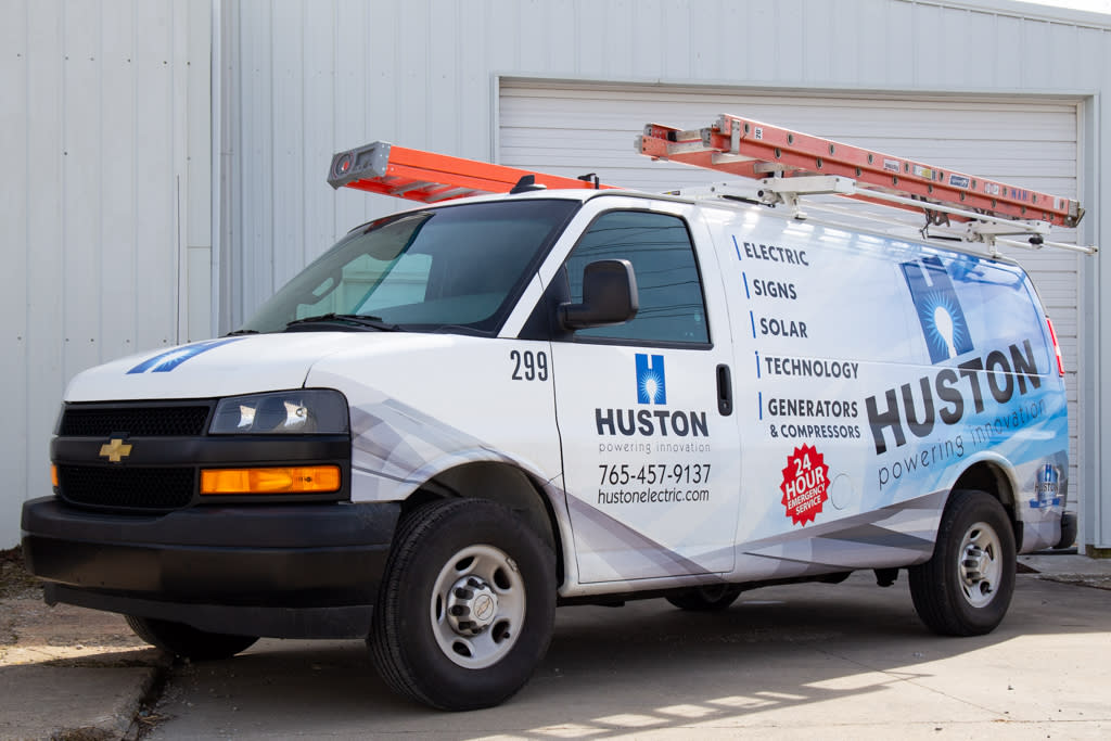 Huston Electric Service Van