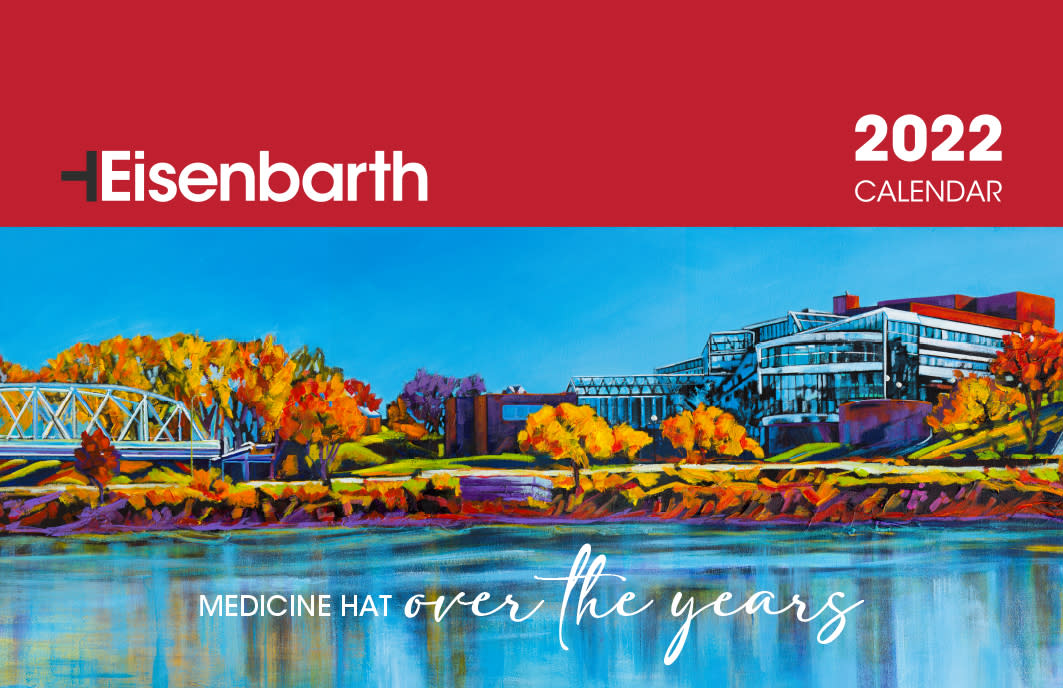 an image of the 2022 Desktop Version of the Medicine Hat Calendar