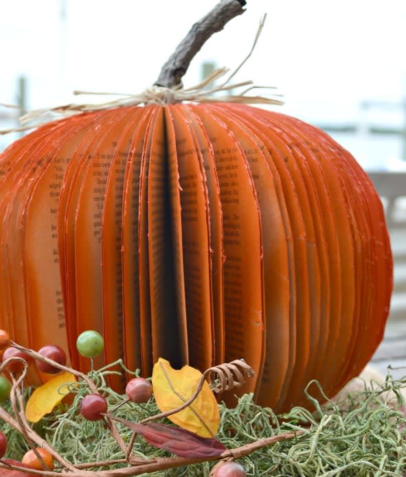 Book pumpkin